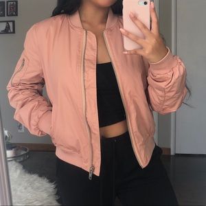 Pink Bomber Jacket | F21